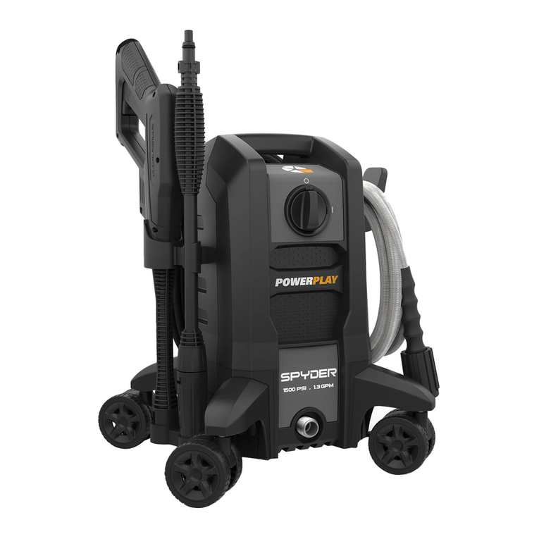 Powerplay SPYDER SPY150COS Assembly, care and use instructions