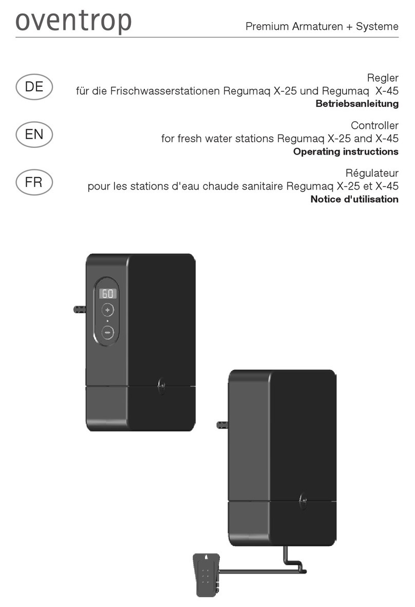 oventrop Regumaq X-25 User manual