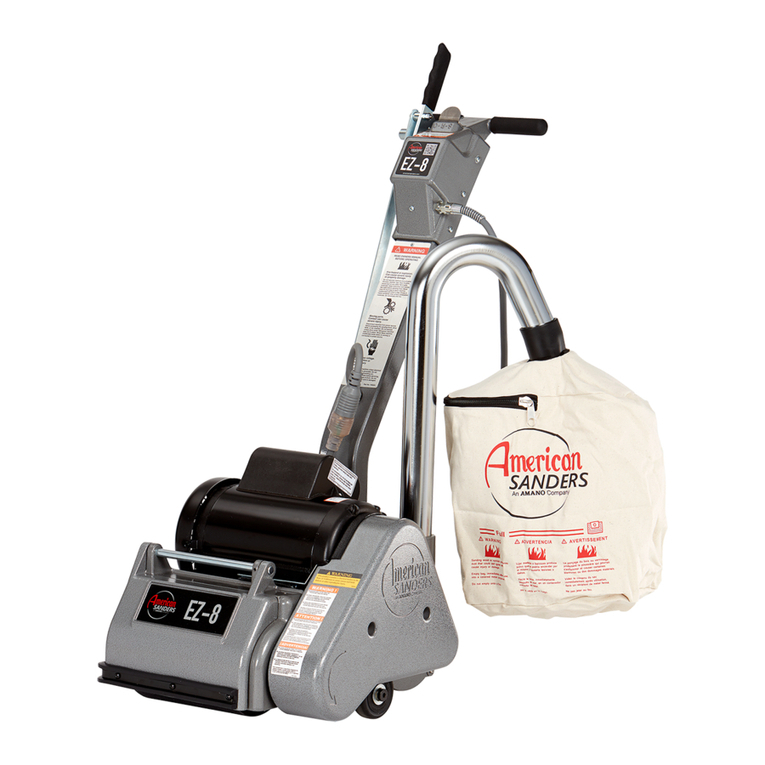 Amano American SANDERS EZ-8 Operator's manual