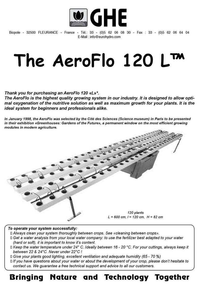 GHE AeroFlo 120 L User manual