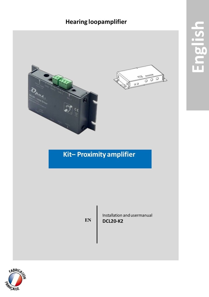 Opus DCL20-K2 Installation and user manual