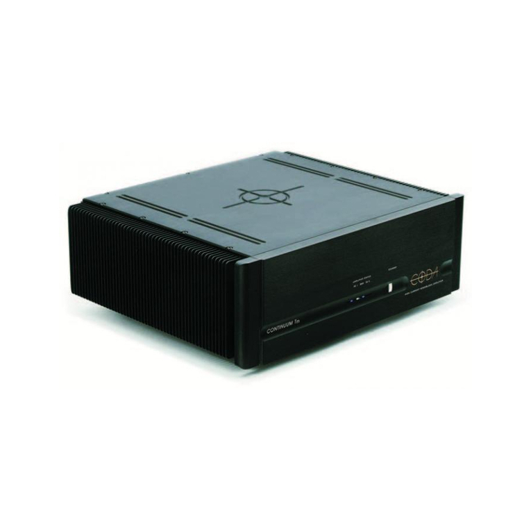 Coda 8M Operation manual