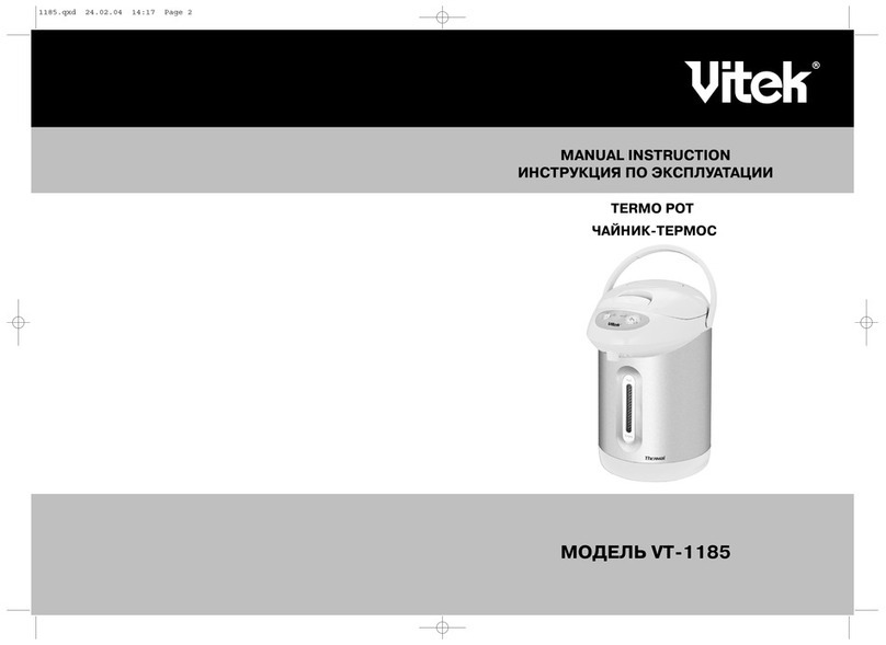 Vitek VT-1185 Manual instruction