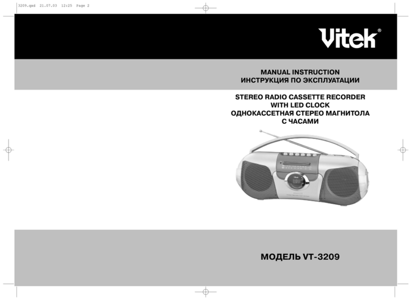 Vitek VT-3209 User manual