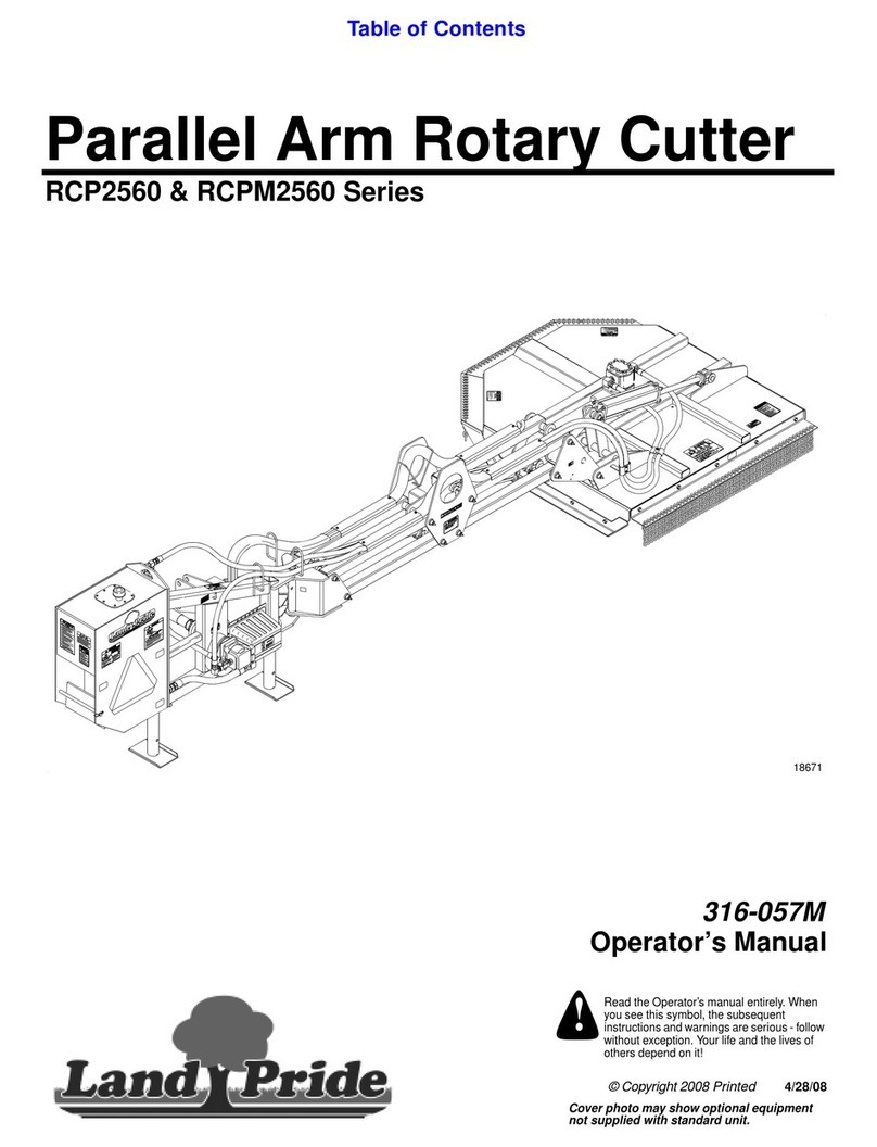 Land Pride RCP2560 Series Operator's manual