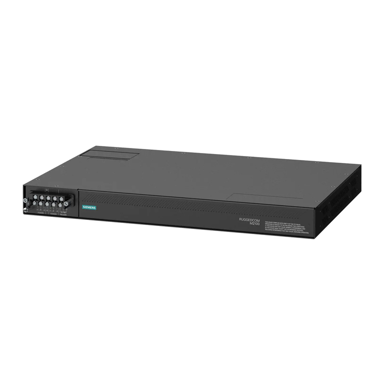 Siemens SIMATIC NET RUGGEDCOM M2100 installation manual