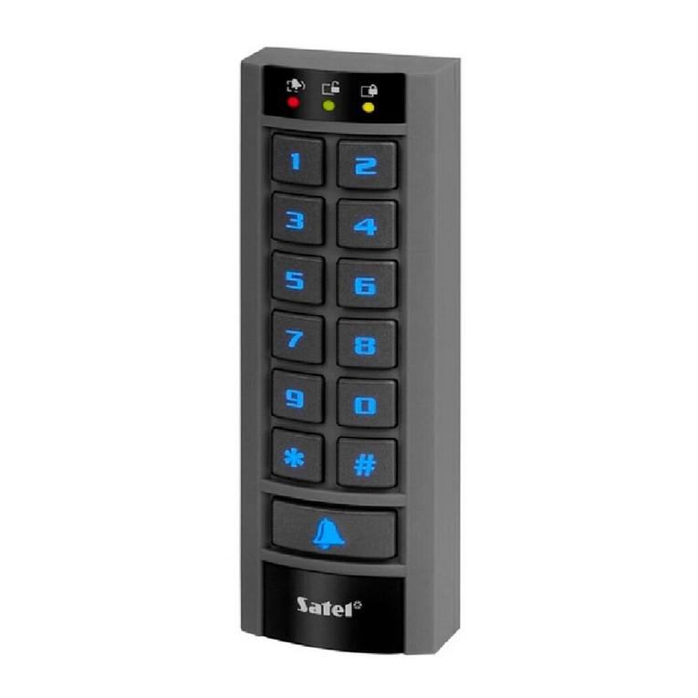 Satel INT-SCR Quick installation guide