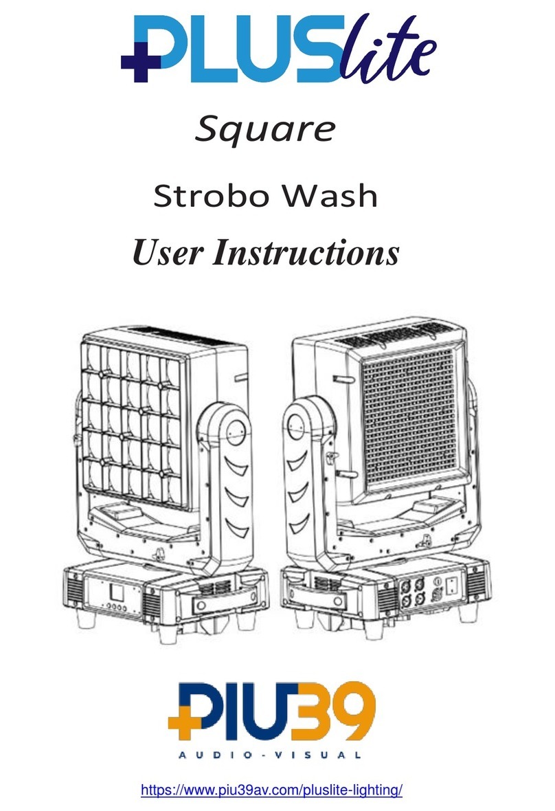 PLUSLITE Square User instructions