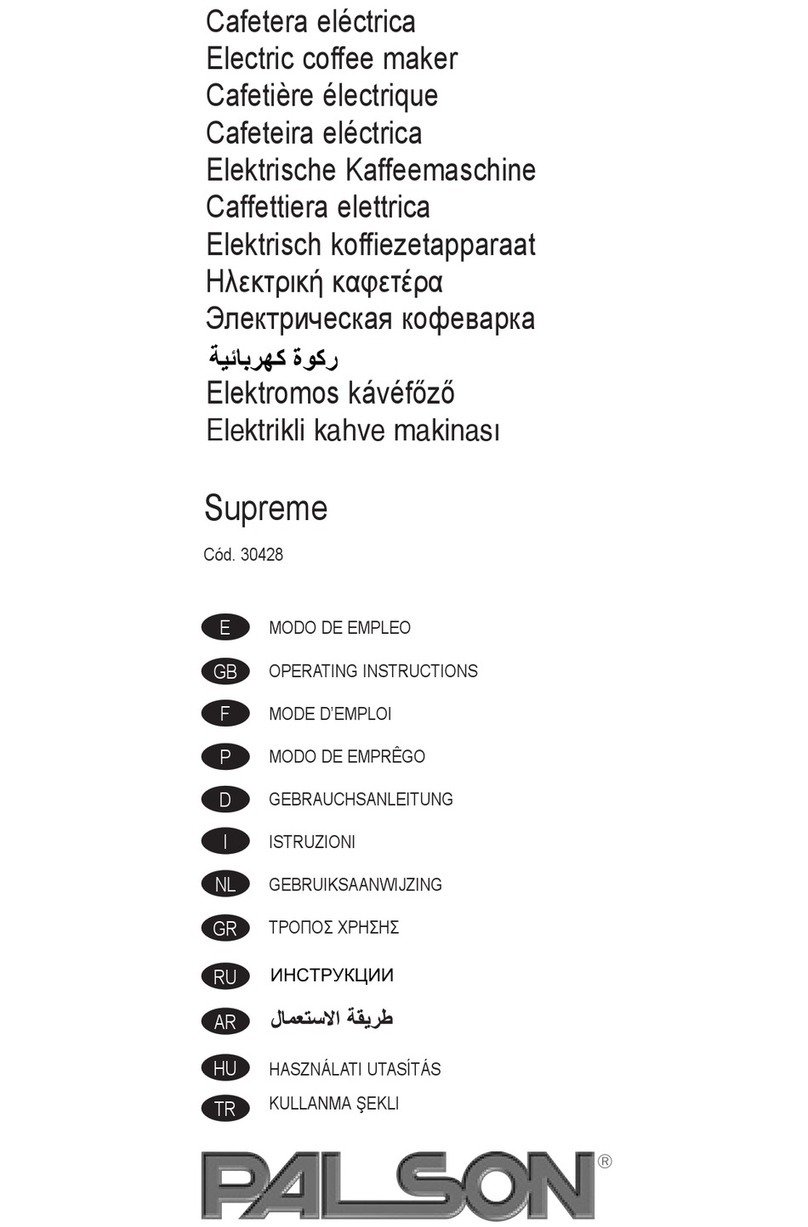 PALSON Supreme operating instructions