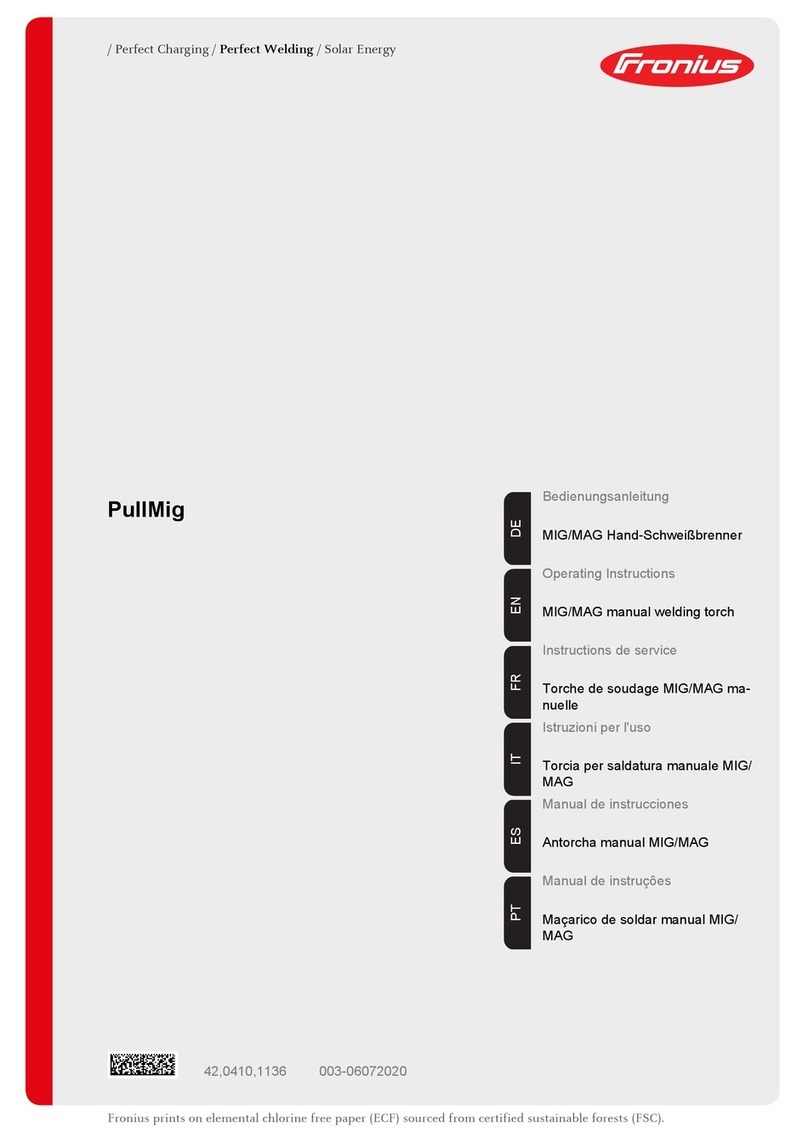 FRO­NIUS PullMig AL216 operating instructions
