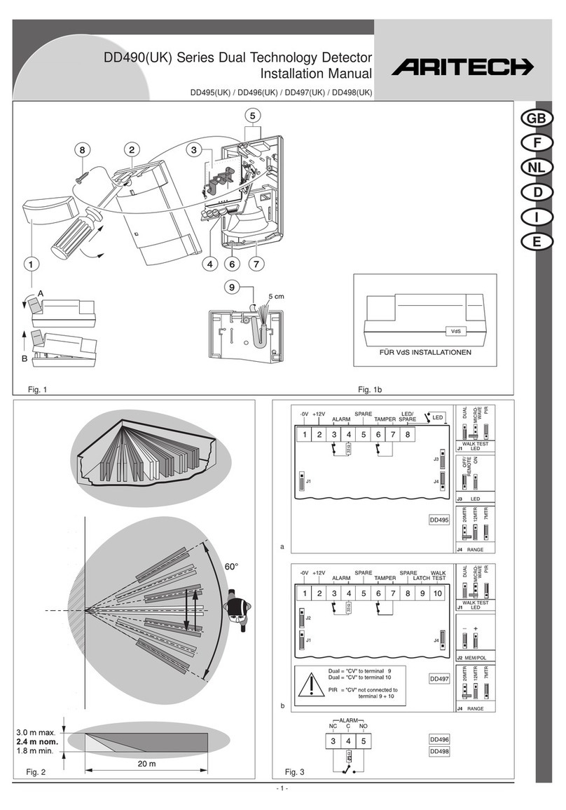 Aritech DD490 Series User manual