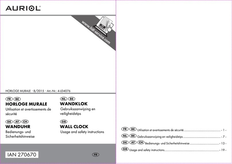 Auriol 4-LD4076 Usage and safety instructions