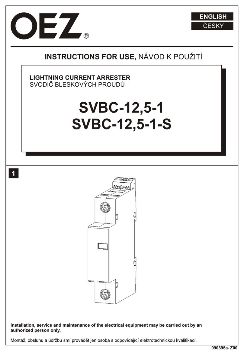 OEZ SVBC-12,5-1 Instructions for use