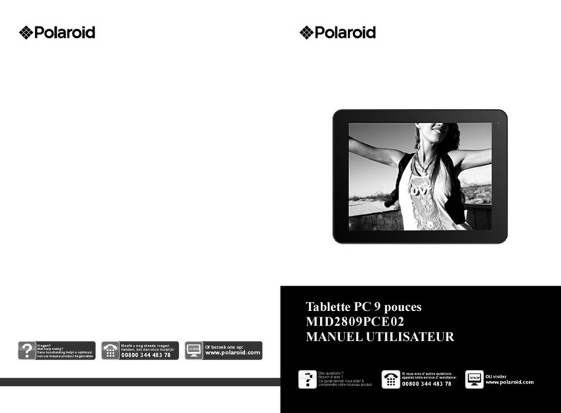 Polaroid MID2809 User manual
