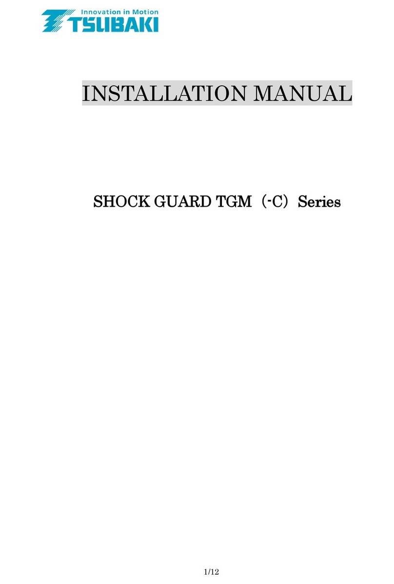 Tsubaki TGM Series User manual