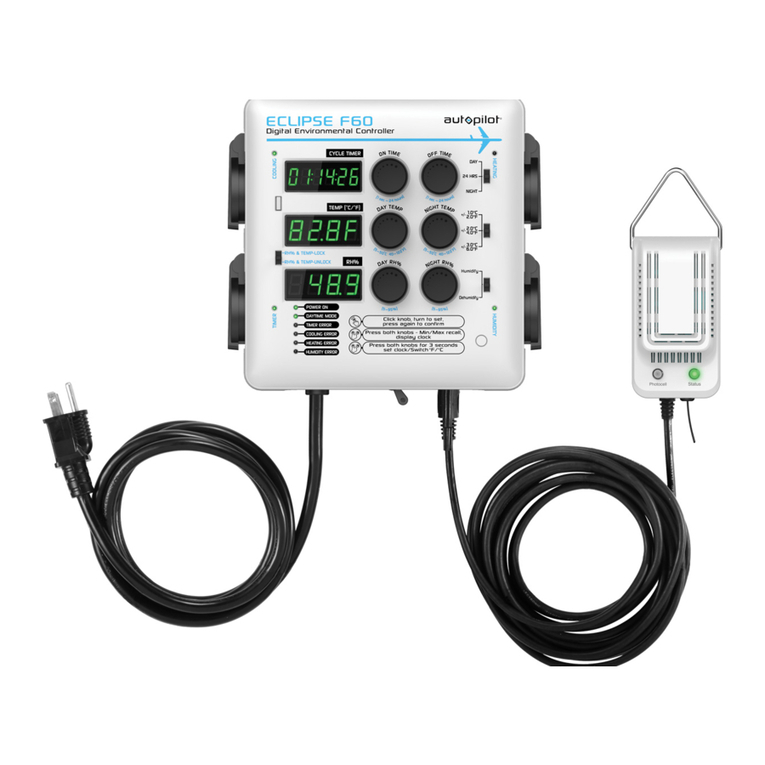 Hydrofarm Autopilot ECLIPSE F60 user manual