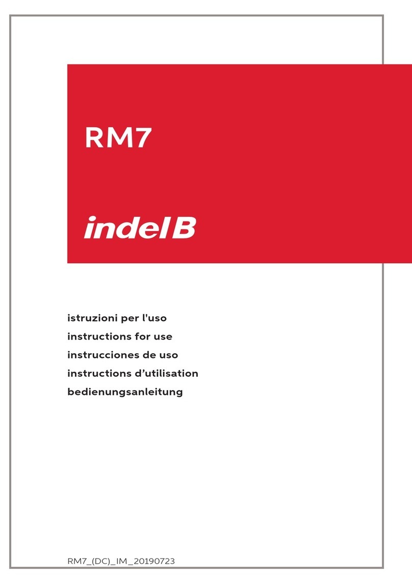 Indel B RM7 Instructions for use