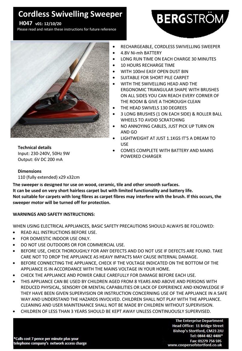 Bergstrom H047 instructions