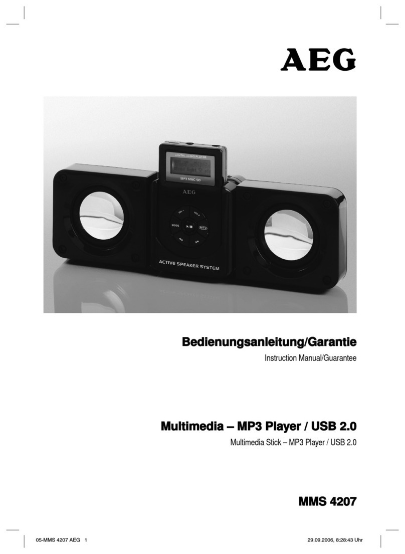 AEG MMS 4207 Technical specifications