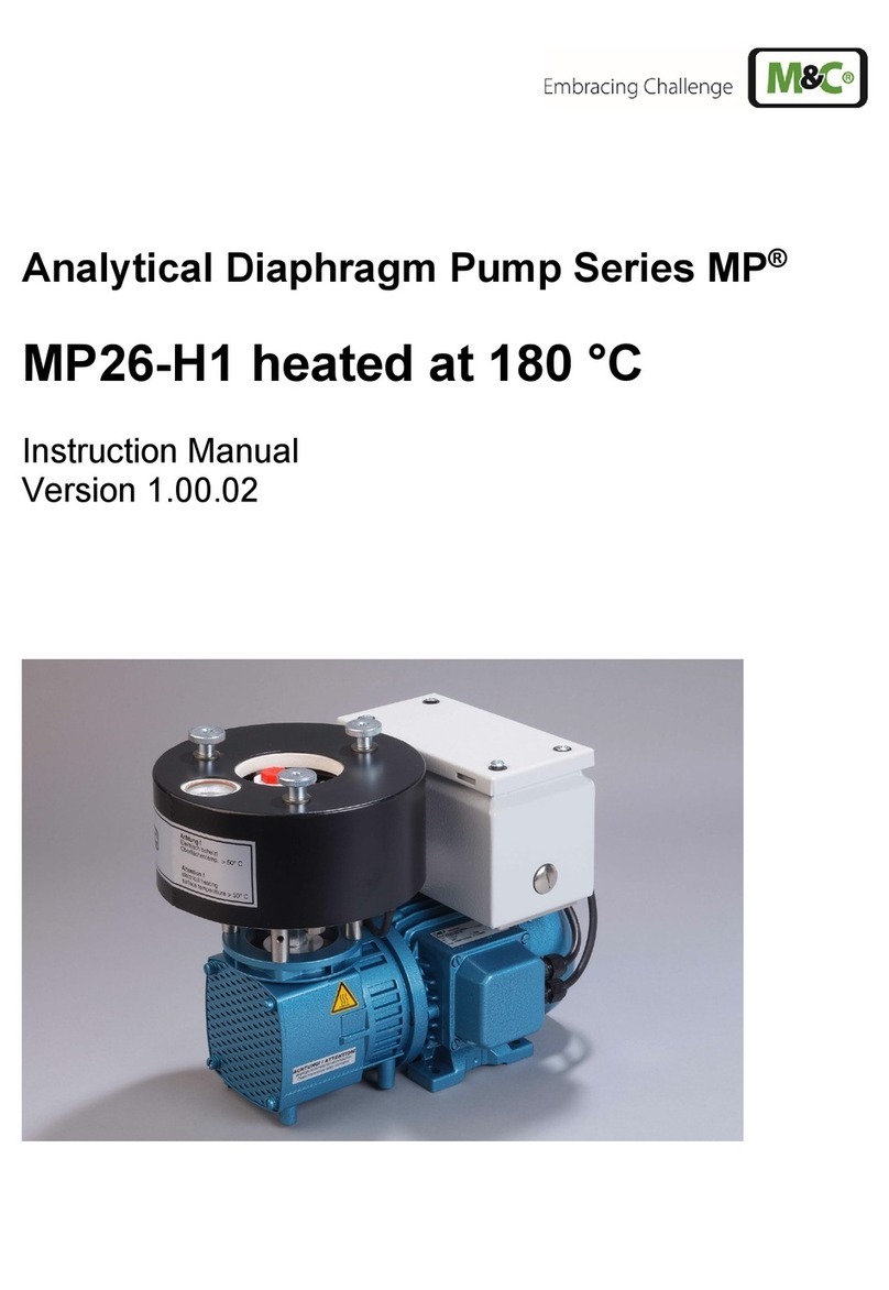 M&C MP Series instruction manual