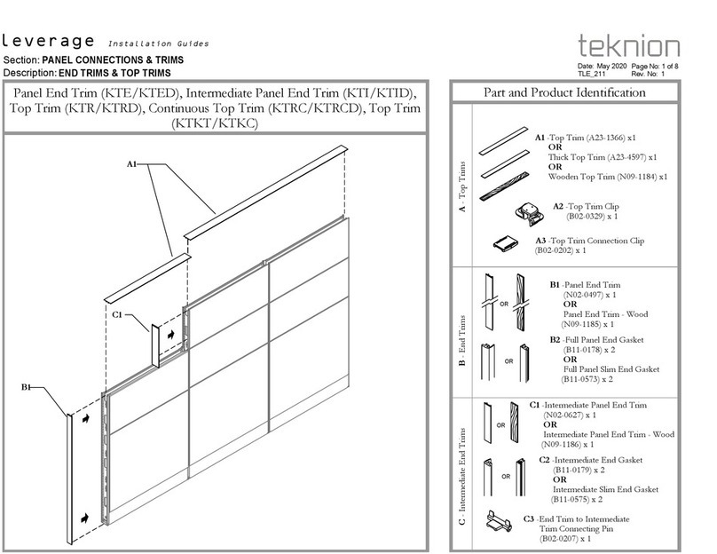 Teknion Leverage User manual Teknion Leverage User manual
