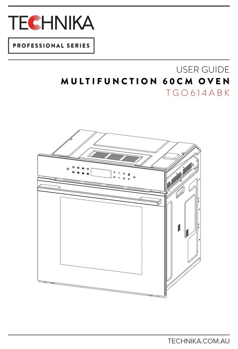 Technika Professional Series TGO614ABK User manual