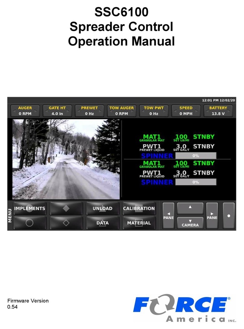 Force America SSC6100 CAN ULTRA User manual