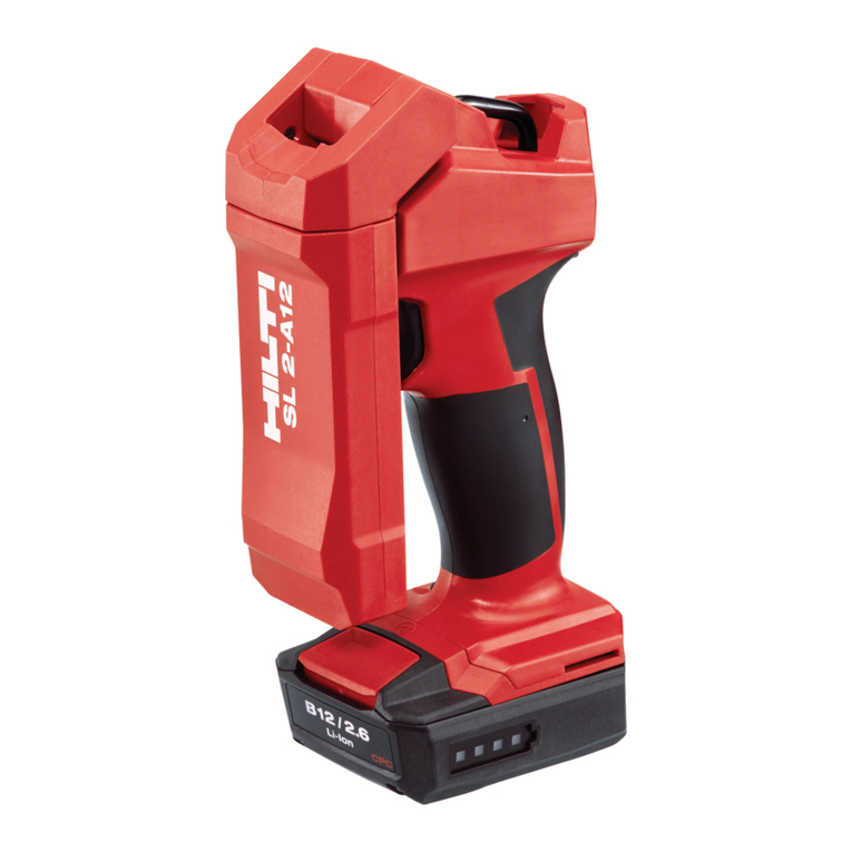 Hilti SL 2-A12 User manual Hilti SL 2-A12 User manual