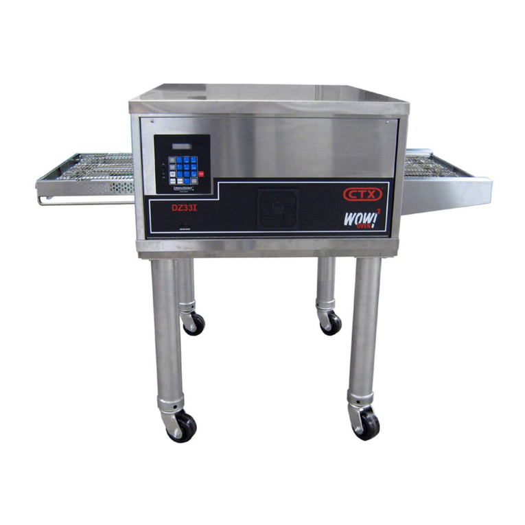 Middleby CTX GEMINI Series Owner's operating and installation manual