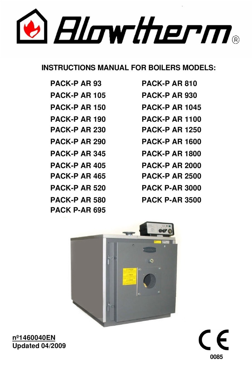 BLOWTHERM PACK-P AR 93 instruction manual