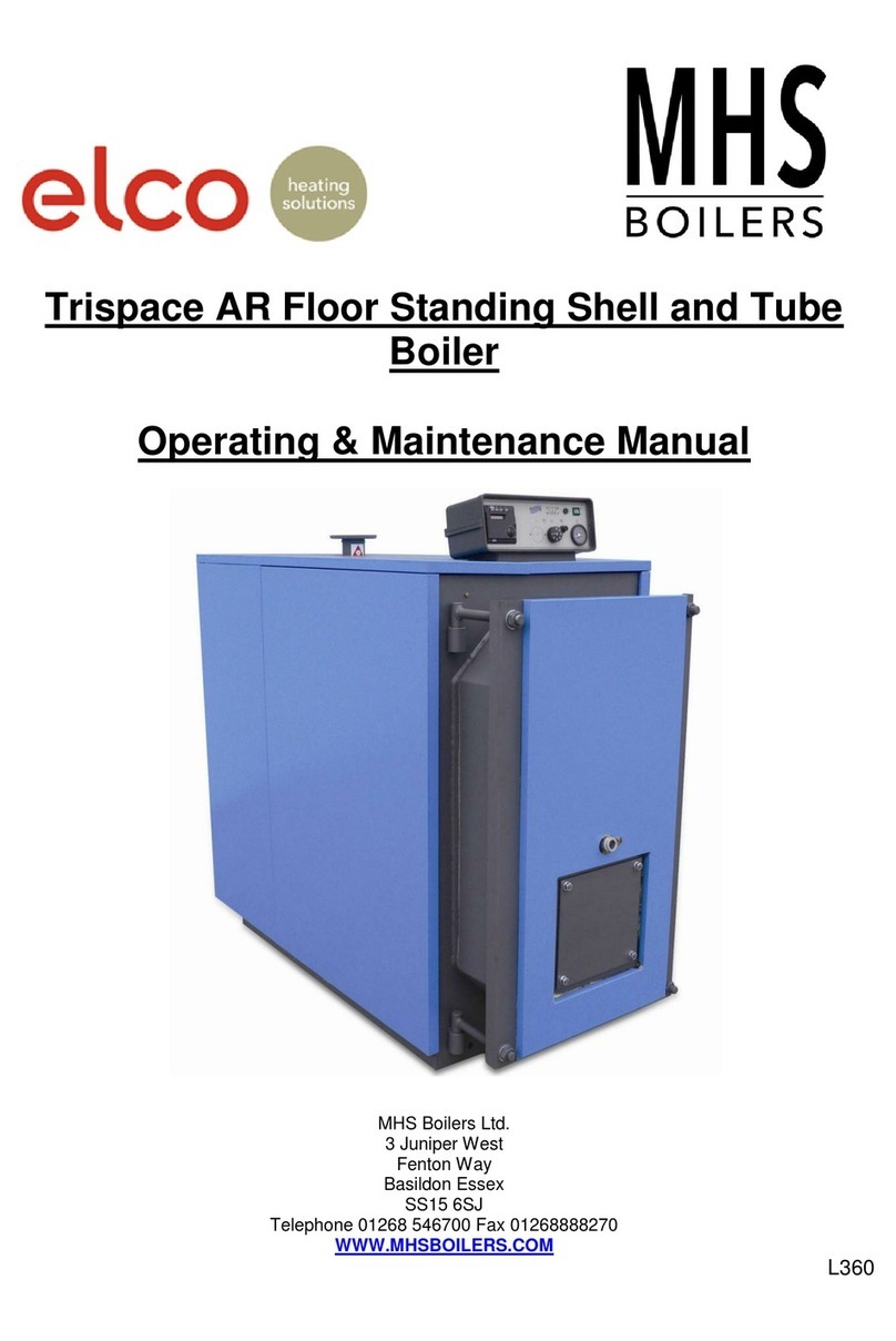 elco MHS Boilers Trispace AR 60 operating & maintenance manual