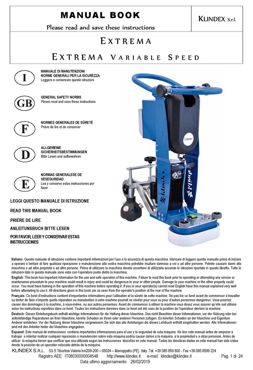 KLINDEX Extrema Manual book KLINDEX Extrema Manual book