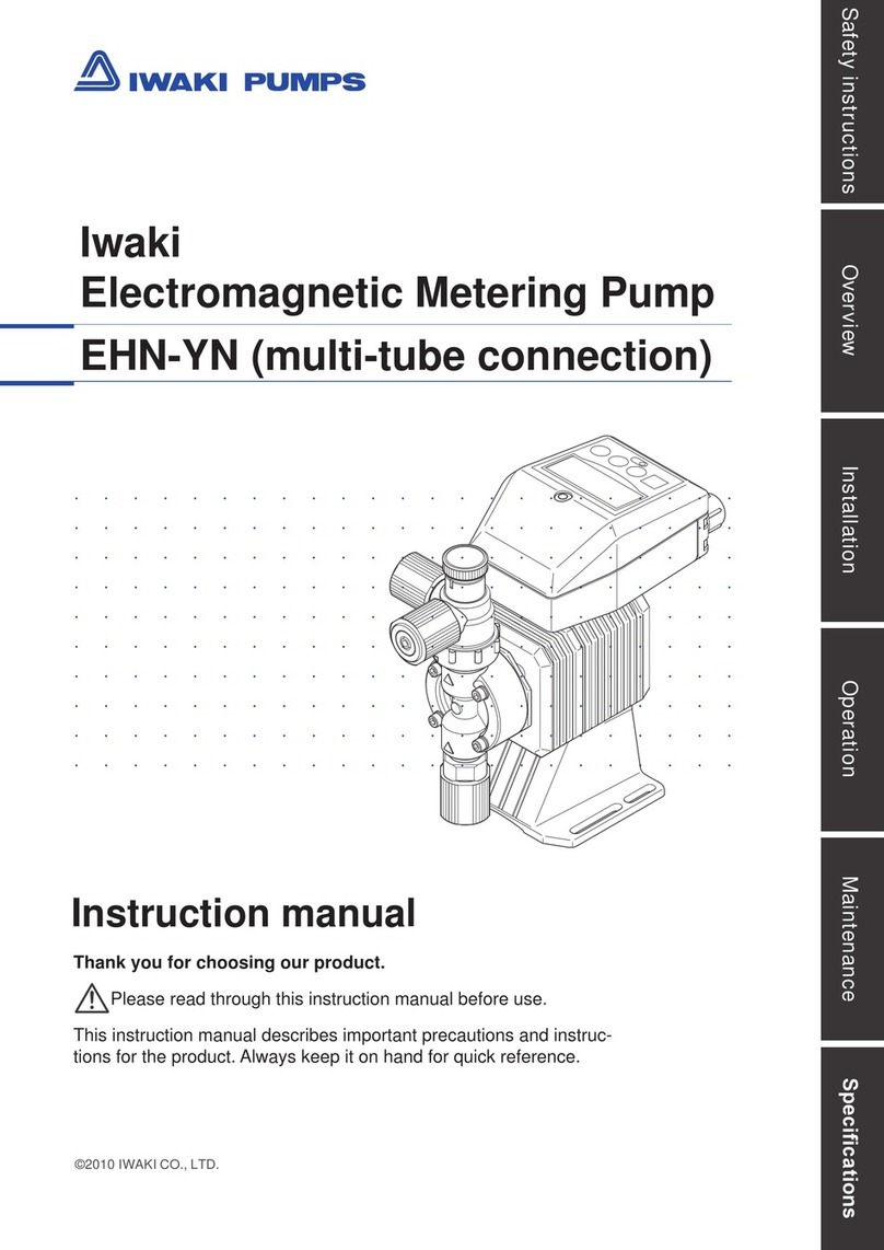IWAKI PUMPS EHN-B11VC manual