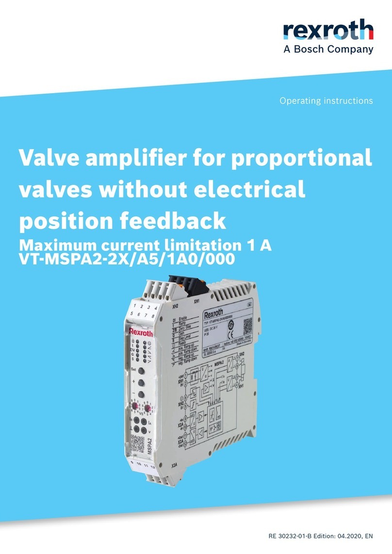 Bosch Rexroth VT-MSPA2-2X/ A5/1A0/000 manual