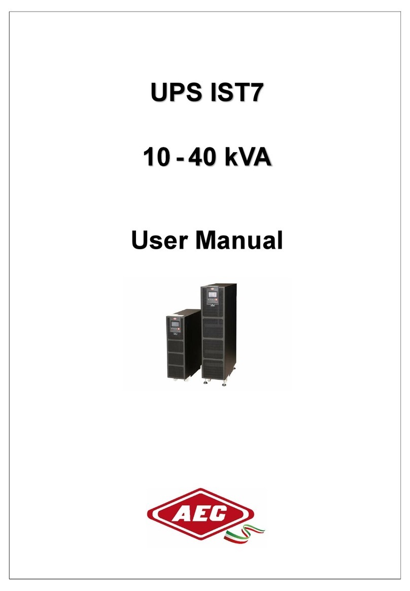 AEC UPS IST7 User manual