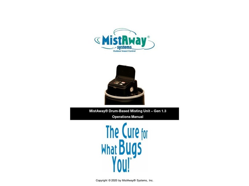 MistAway Gen 1.3 Operation manual