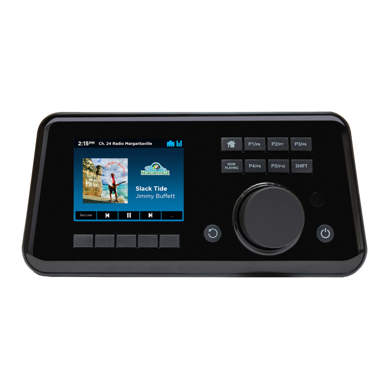 Sirius XM RAdio SXBR3 Installation & user guide