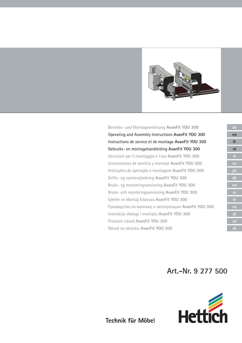 Hettich AvanFit YOU 300 Product guide