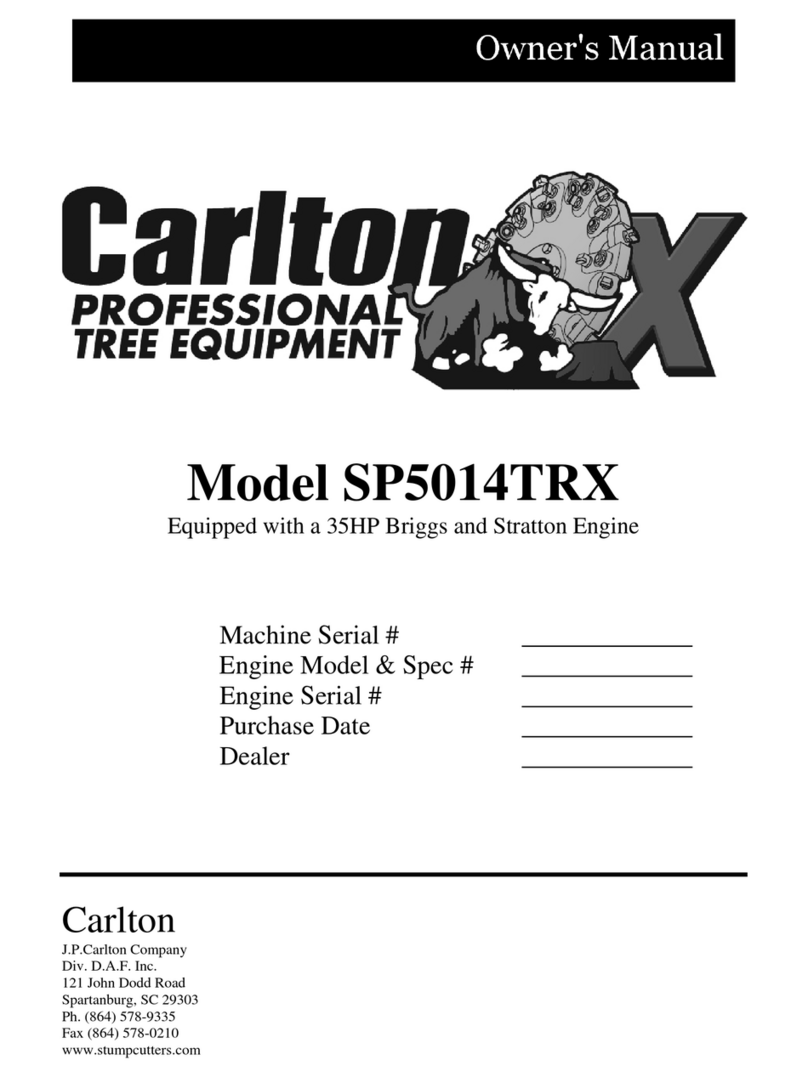 Carlton SP5014TRX owner's manual