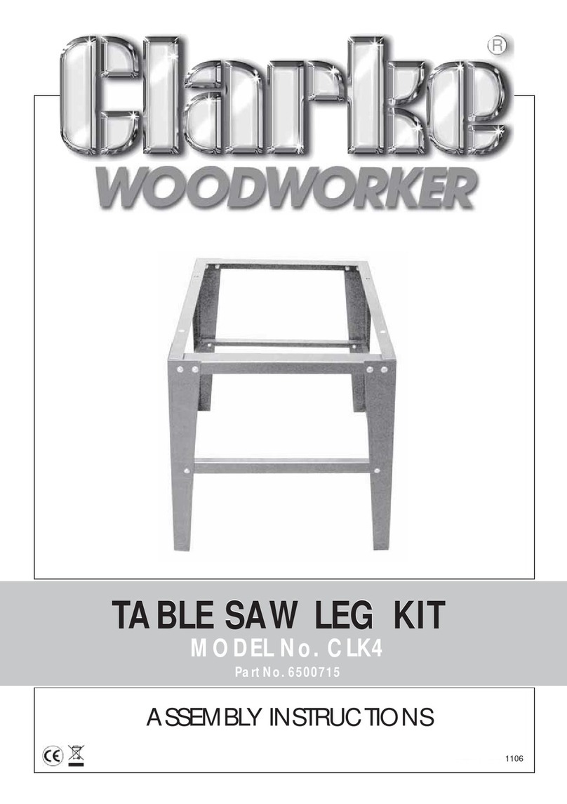 Clarke 6460200 Assembly instructions