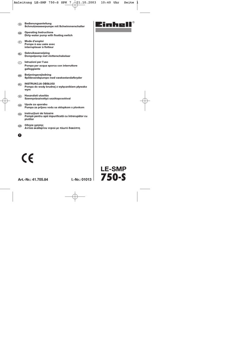 EINHELL LE-SMP 750-S operating instructions