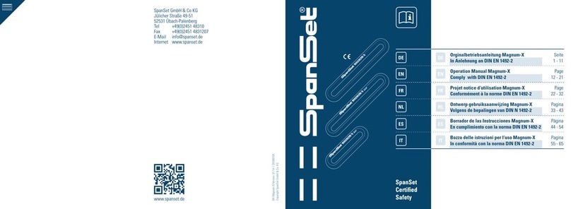 Spanset Magnum-X User manual