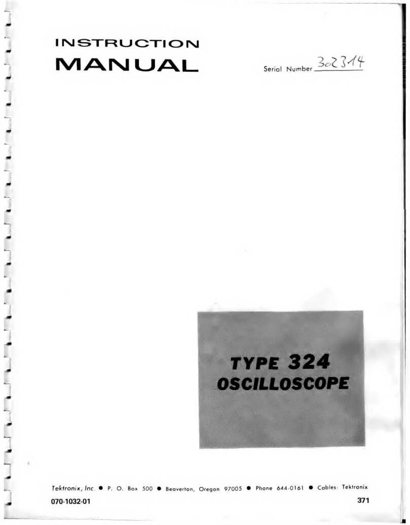 Tektronix 324 User manual