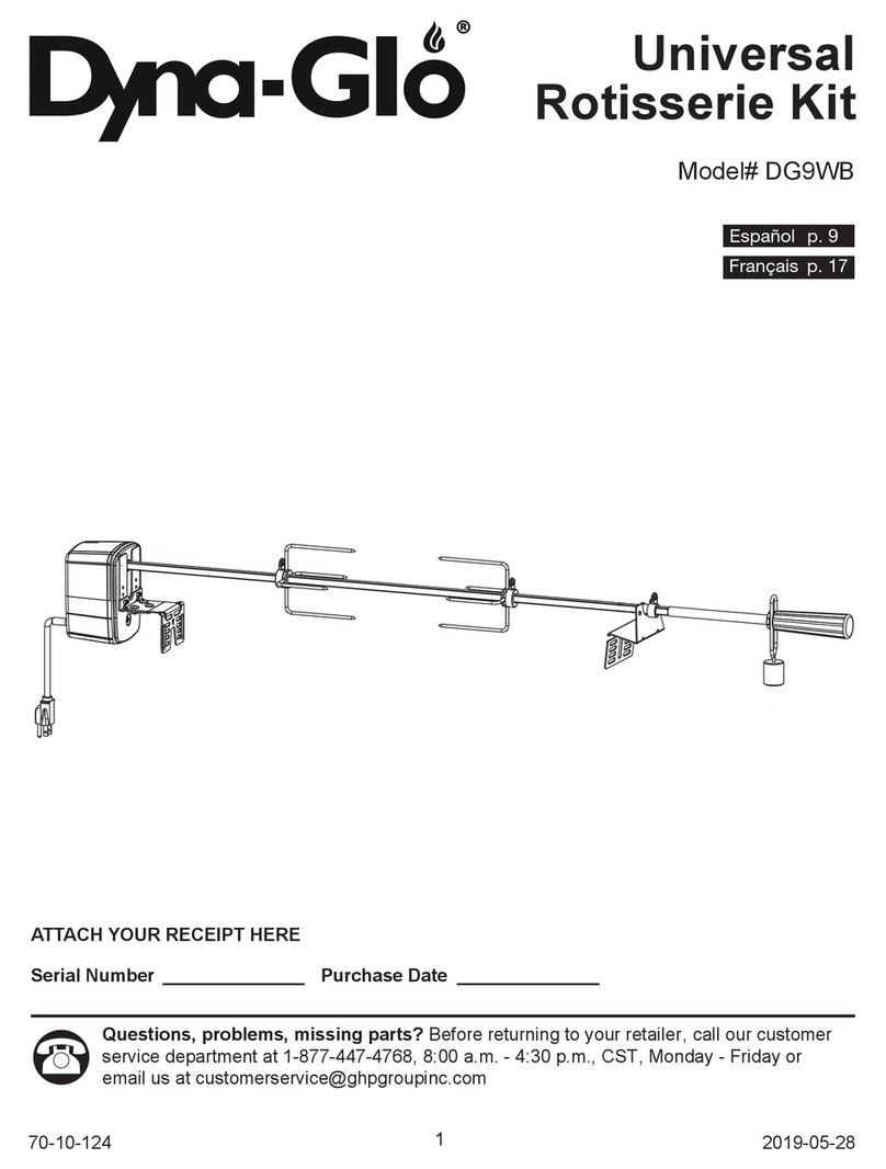 Dyna-Glo DG9WB User manual