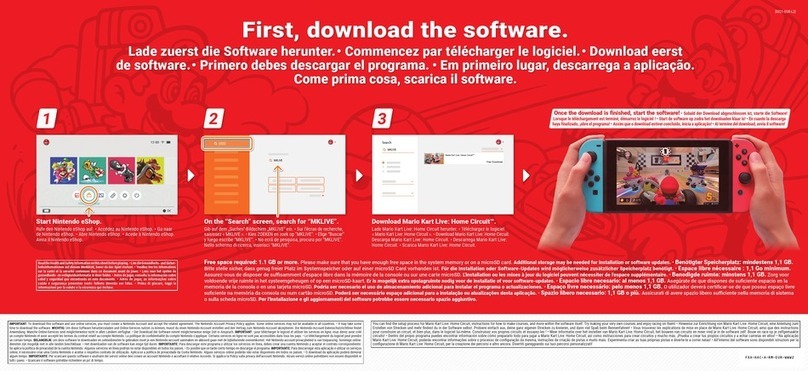 Nintendo Mario Kart Live Home Circuit User manual
