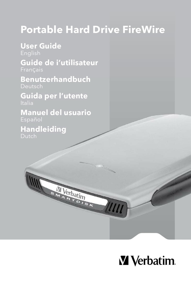 Verbatim Portable Hard Drive user guide
