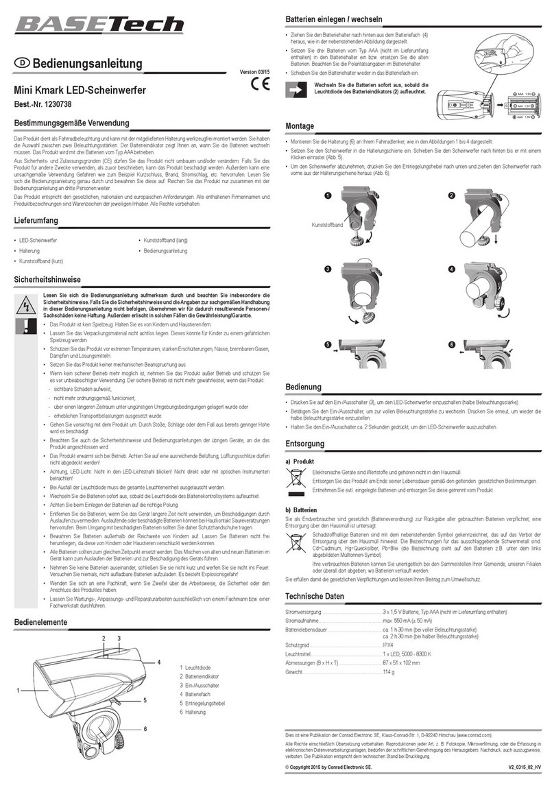 BASETech Mini Kmark 1230738 User manual