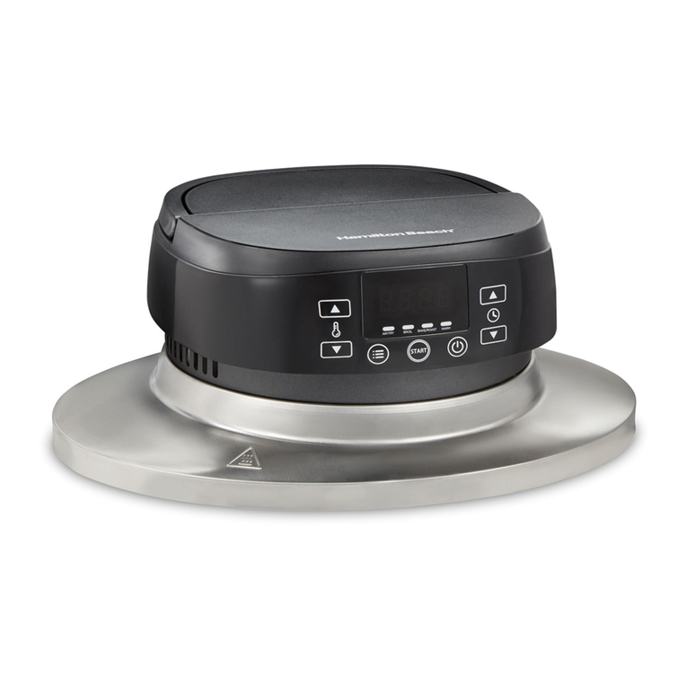 Hamilton Beach Air Fry lid manual