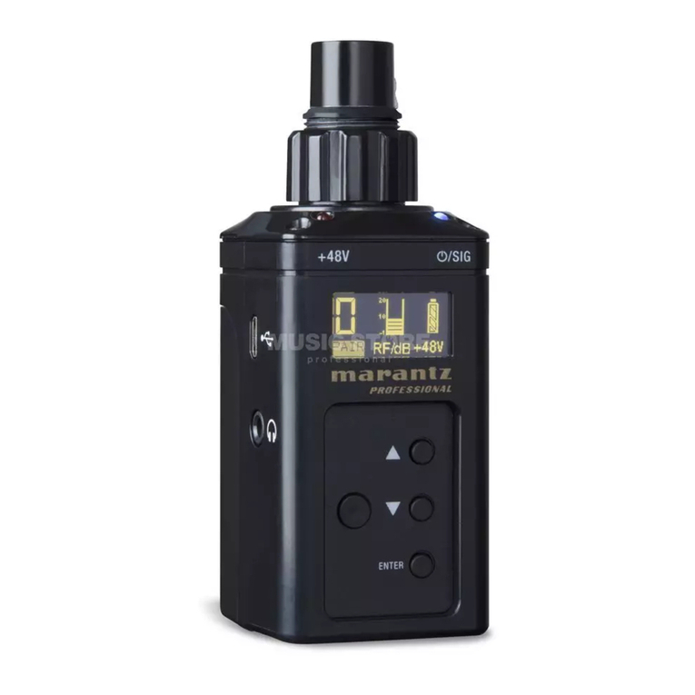 Marantz professional PMD-750TA user guide