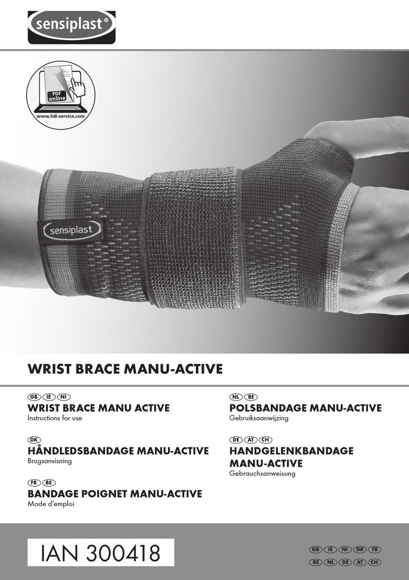 sensiplast 300418 Instructions for use